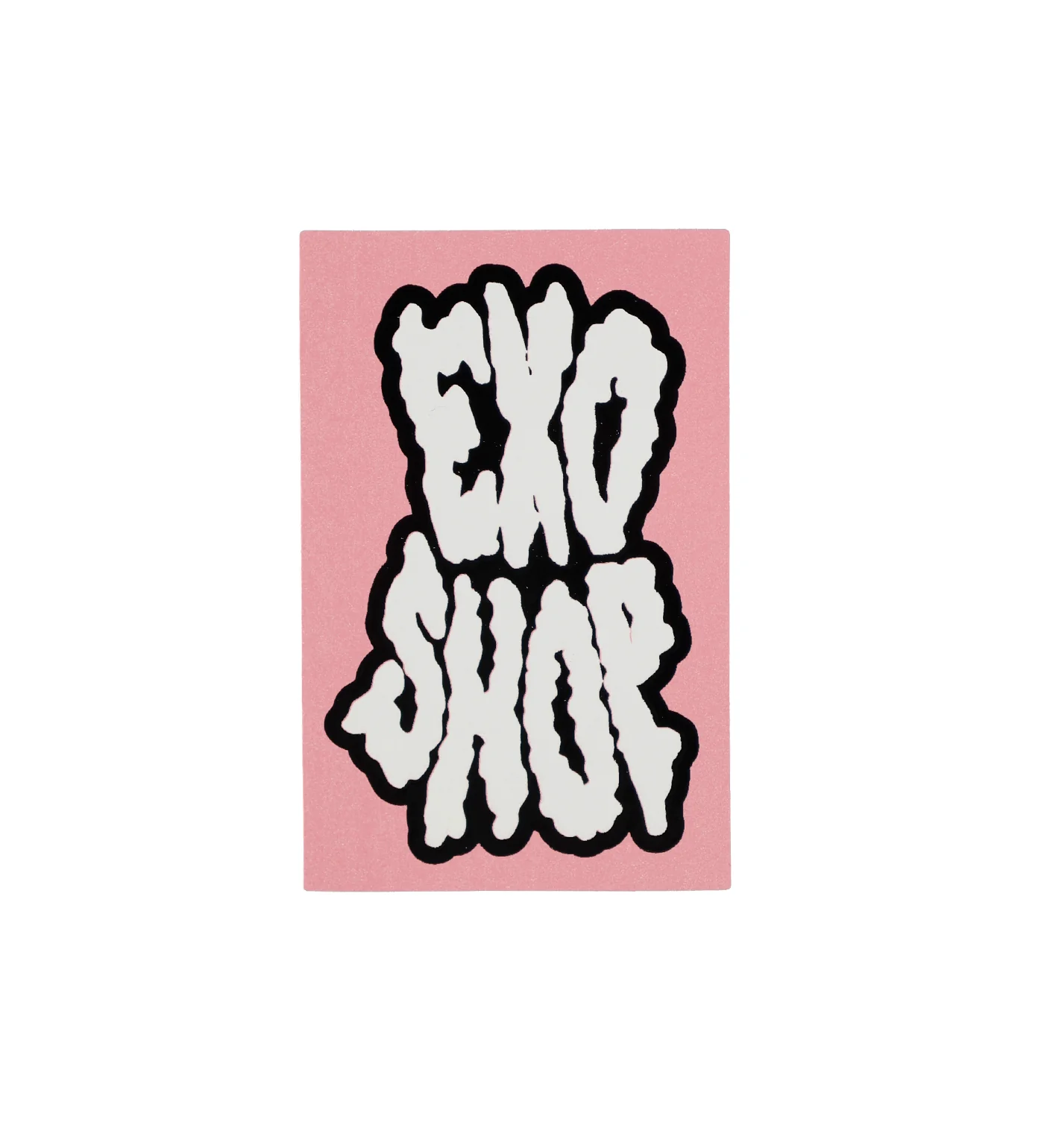 Trash Goblin Logo Med, Pink/White (E)