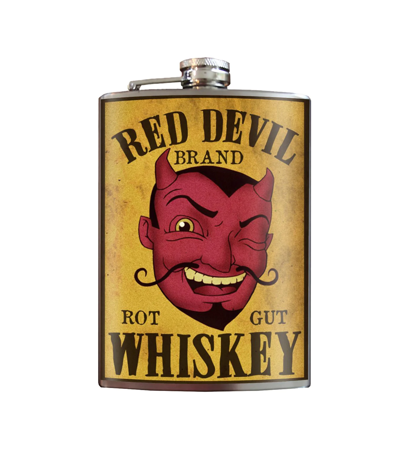 Hip Flask, Red Devil