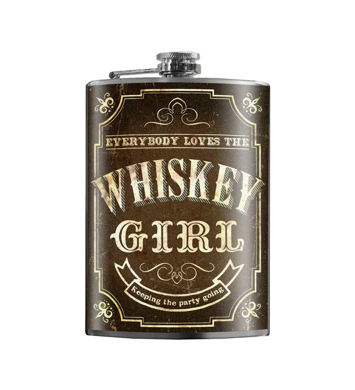 Hip Flask, Whiskey Girl