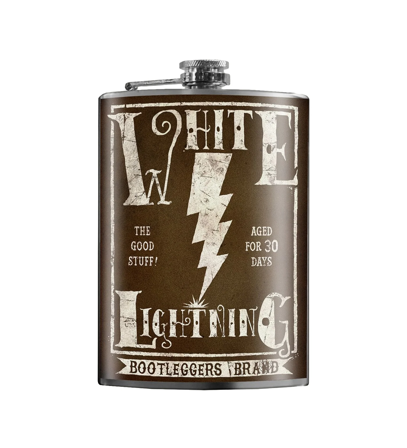 Hip Flask, White Lightning