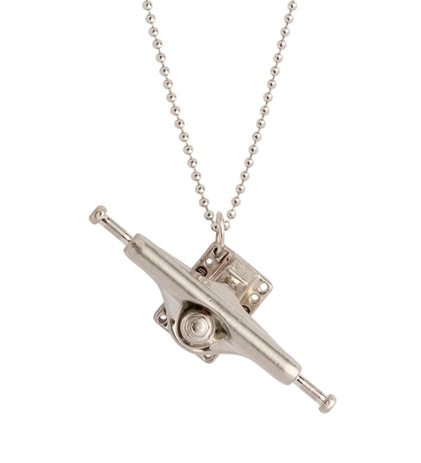 Truck Necklace, Antique Nickle