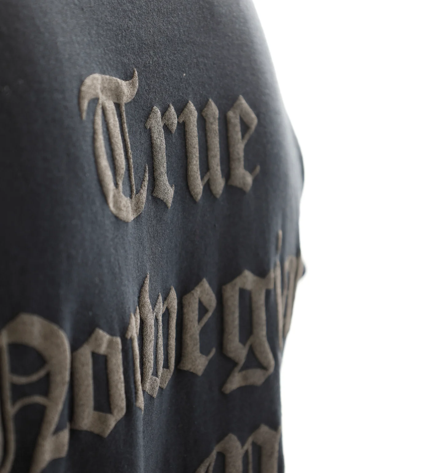 True Norwegian Black Metal, Black/Dark Charcoal Puff Print - Image 4
