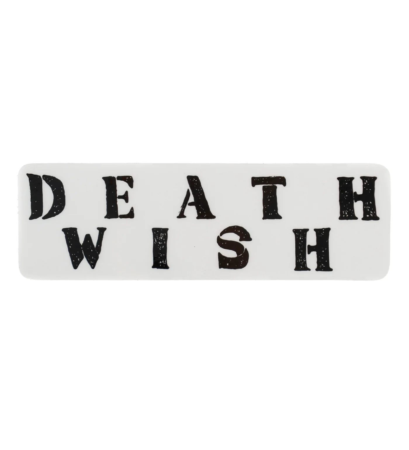 Two Rows Script, Black/Transparent