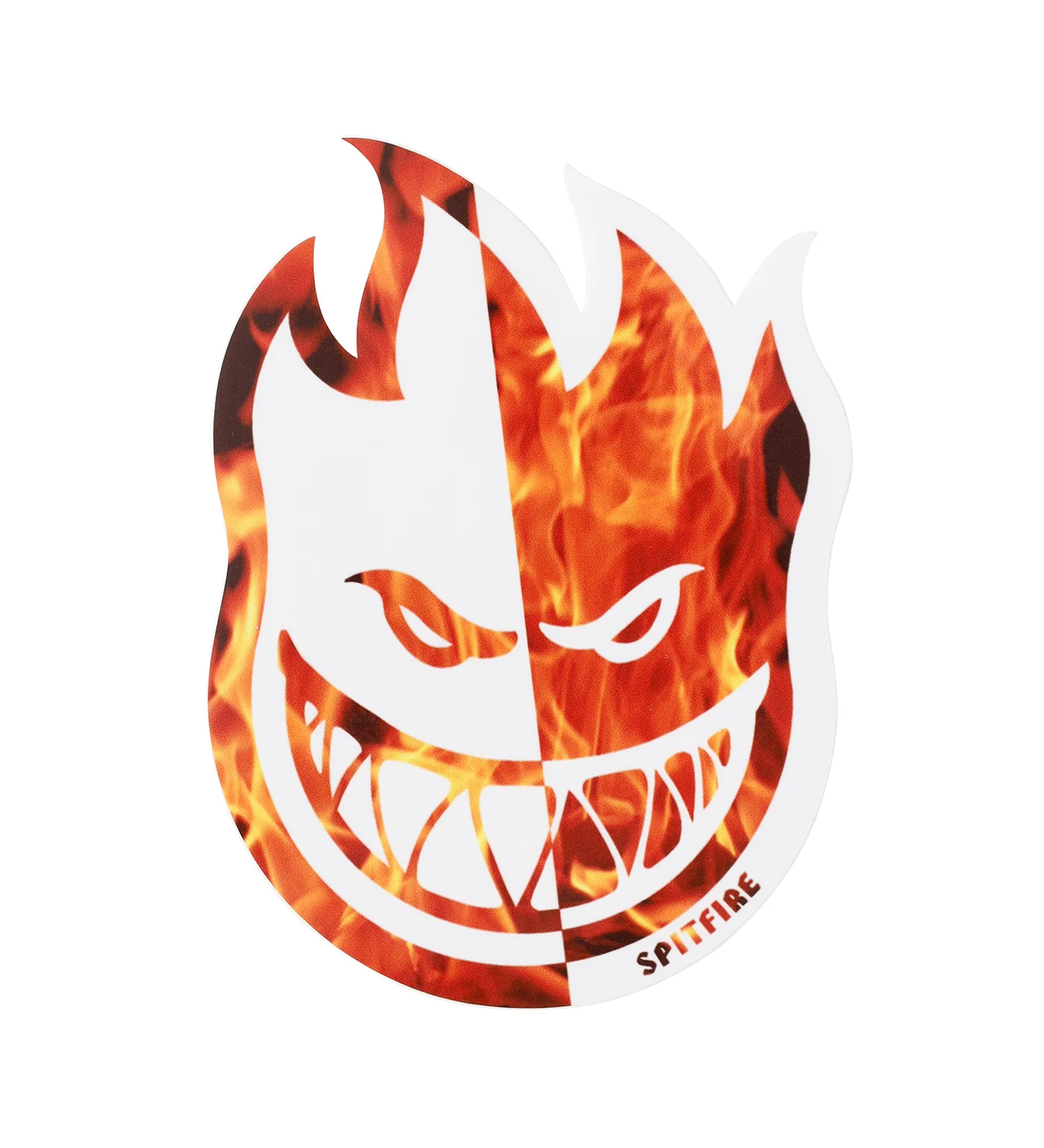 Fireball Two Tones Flame Medium, Flame/White