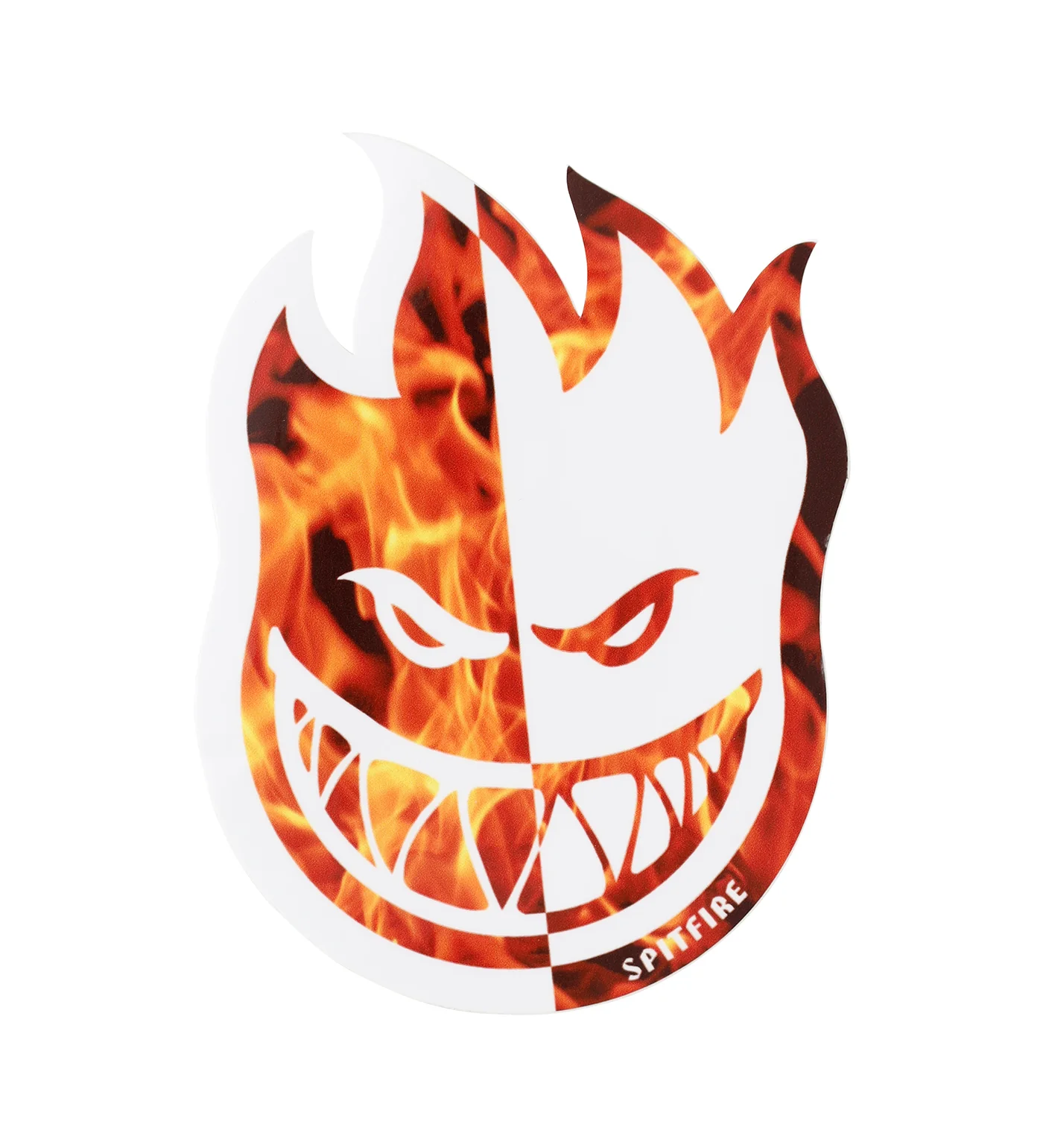 Fireball Two Tones Flame Medium, White/Flame