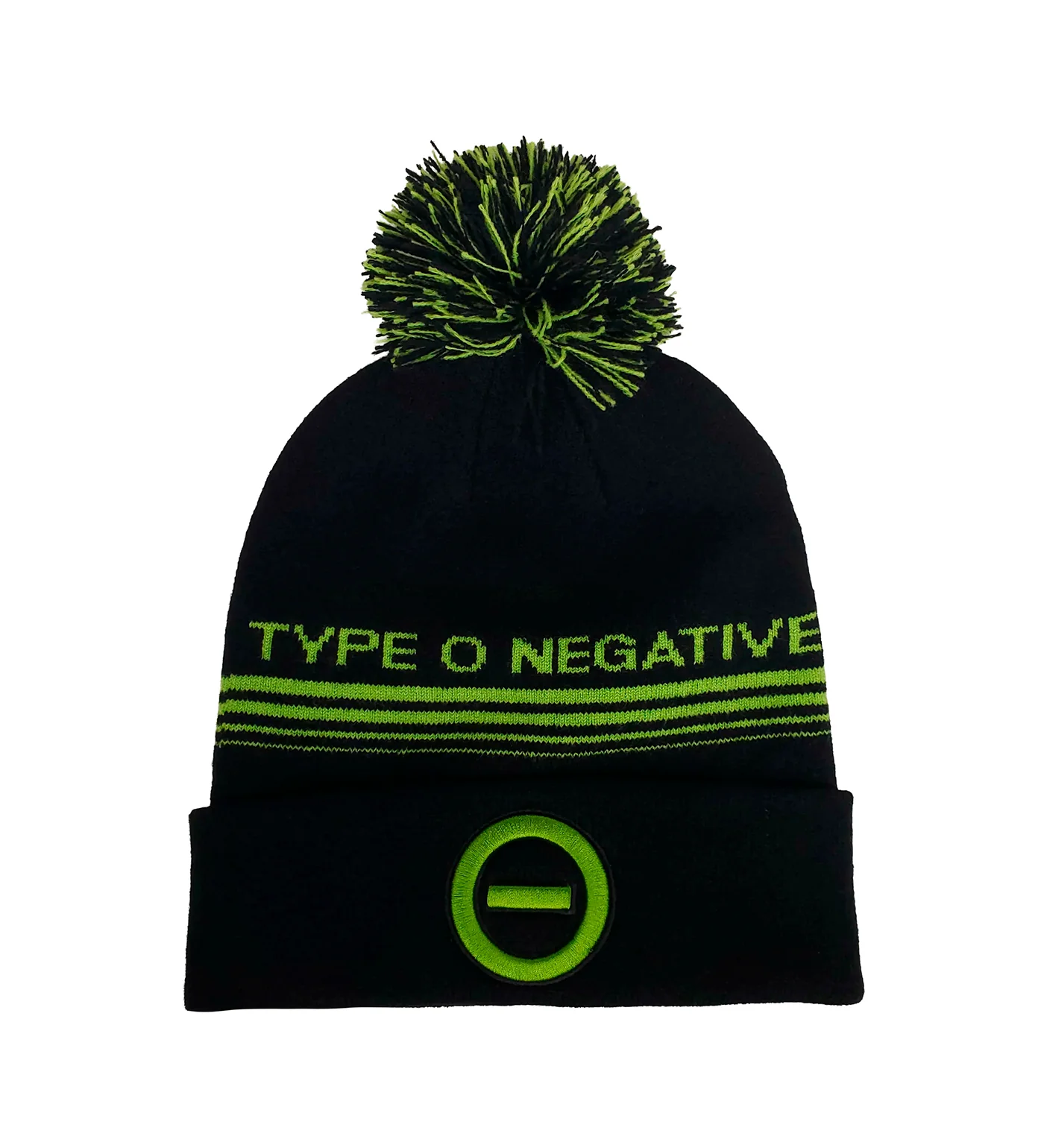 Type O Negative Jacquard Ribbed Knit, Black