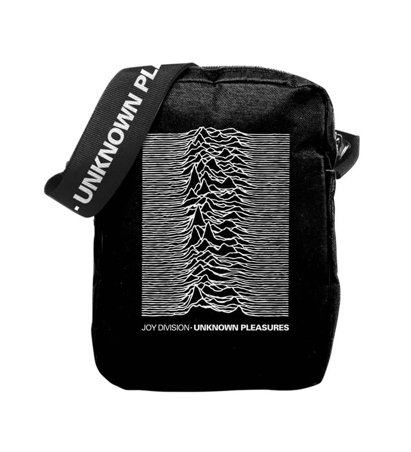 Unknown Pleasures - Crossbody Bag, Black
