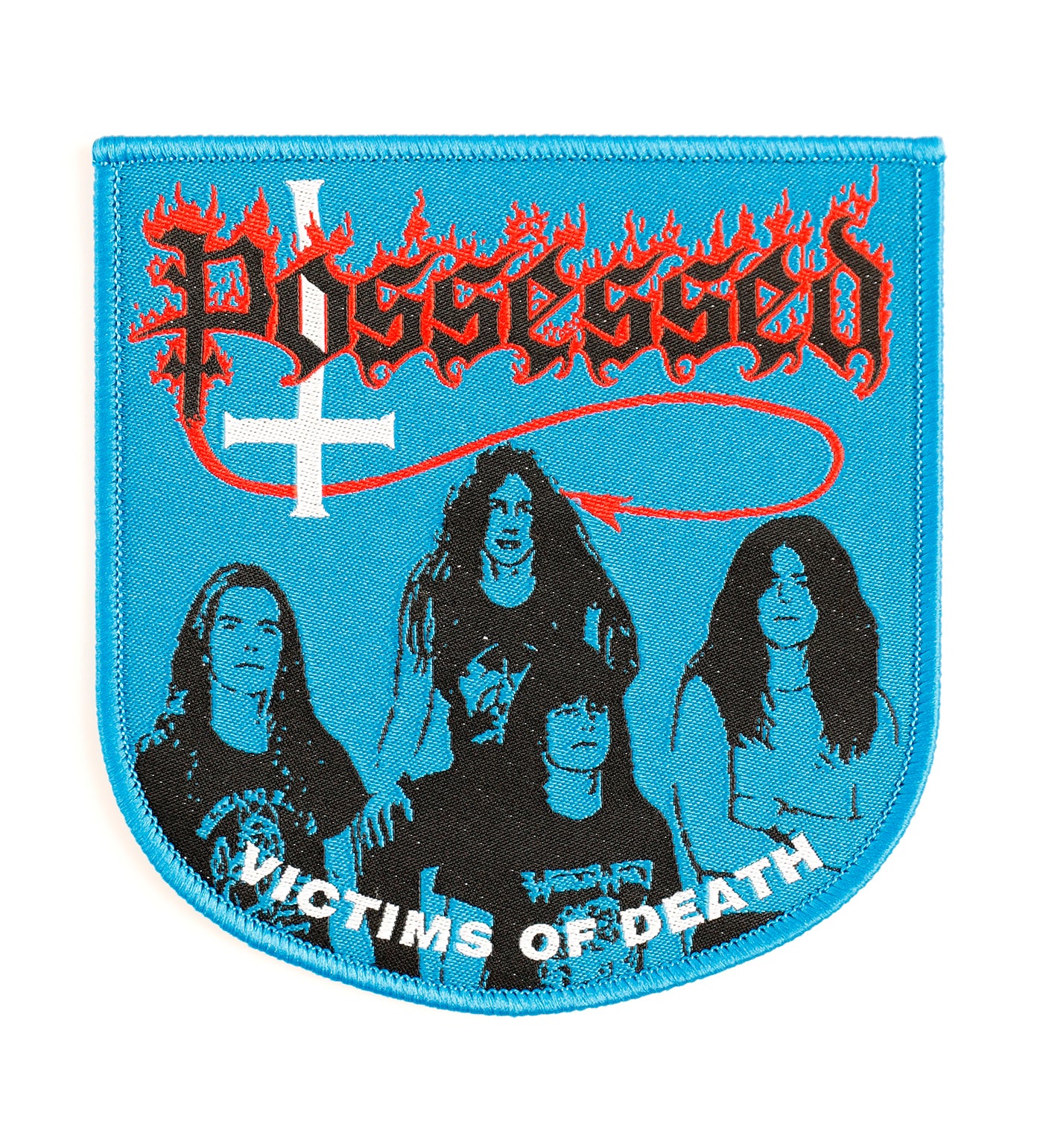 Victims Of Death Shield, Blue Border