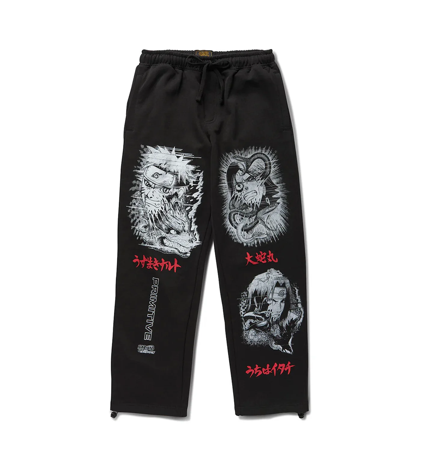 x Naruto X Paul Jackson Village Sweatpants, Black