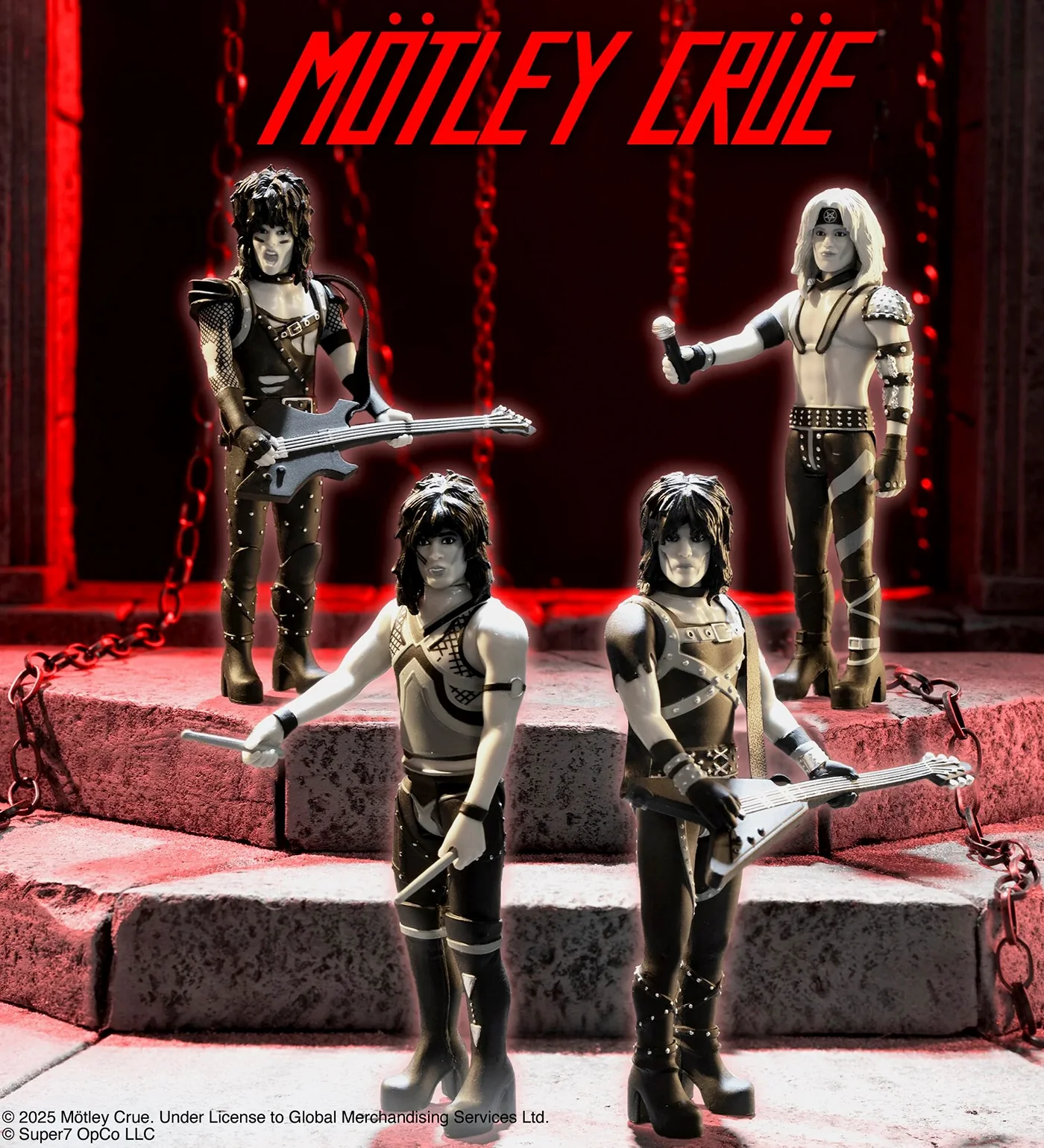 Shout At The Devil - Black & White (Vince Neil, Tommy Lee, Nikki Sixx, & Mick Mars) - Image 9