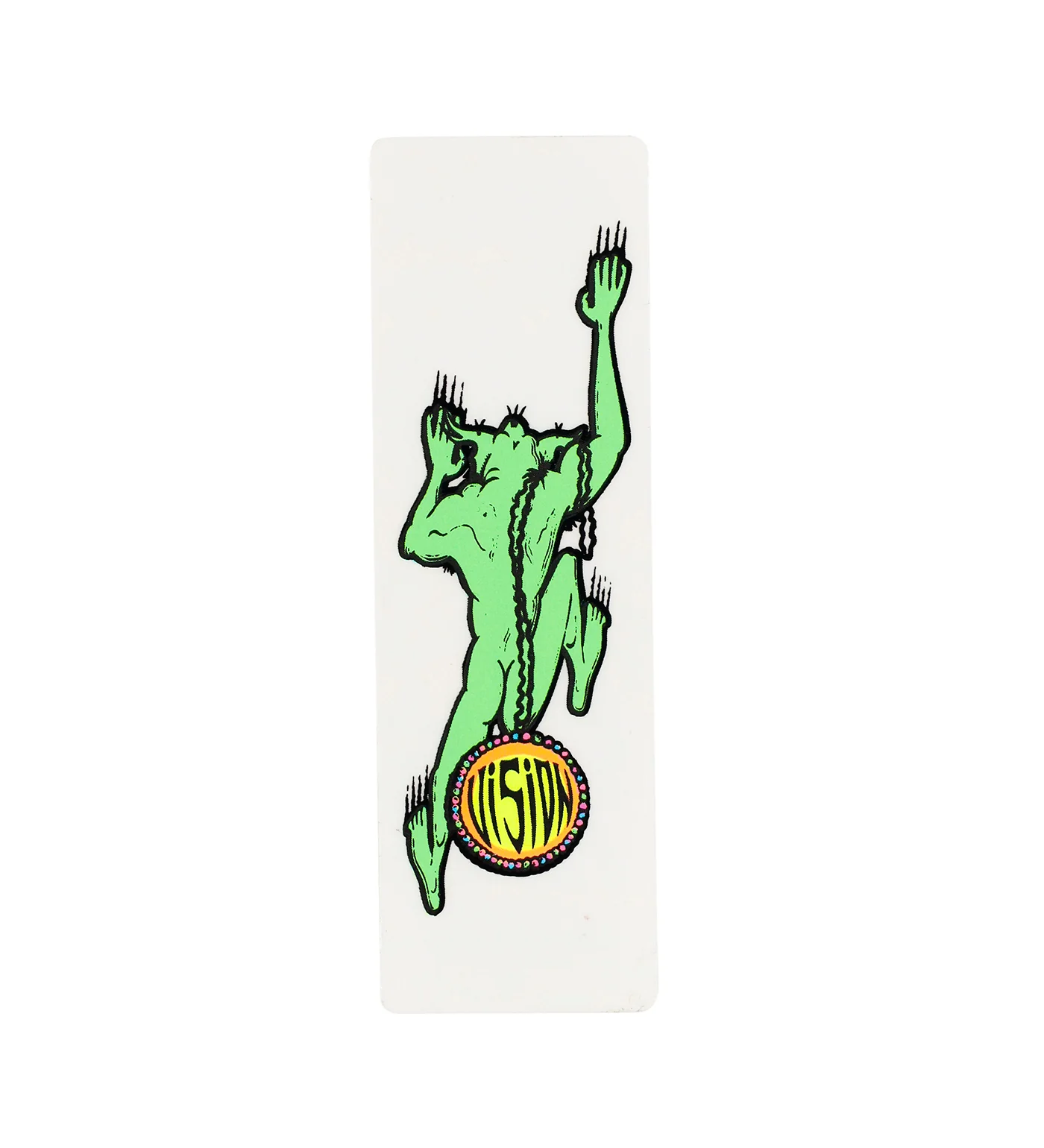 Vintage 1980's Sticker - Climbing Beast, Multi/Transparent