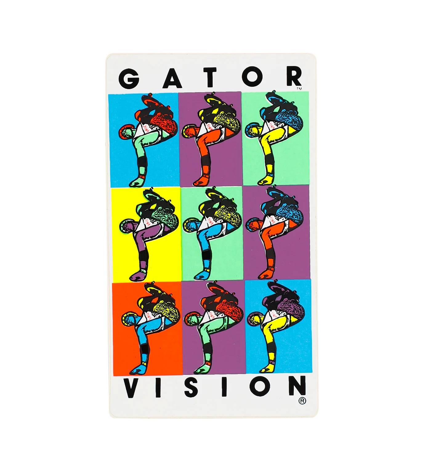 Vintage 1980's Sticker - Skater, Multi