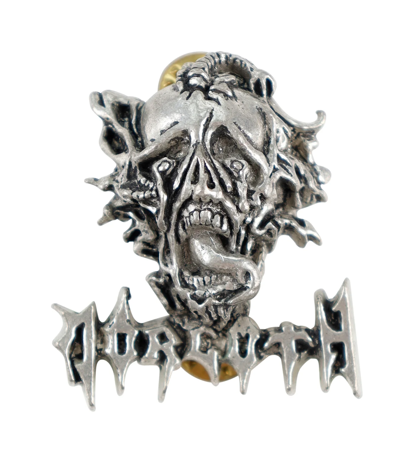Vintage Putrid Skull, Pewter
