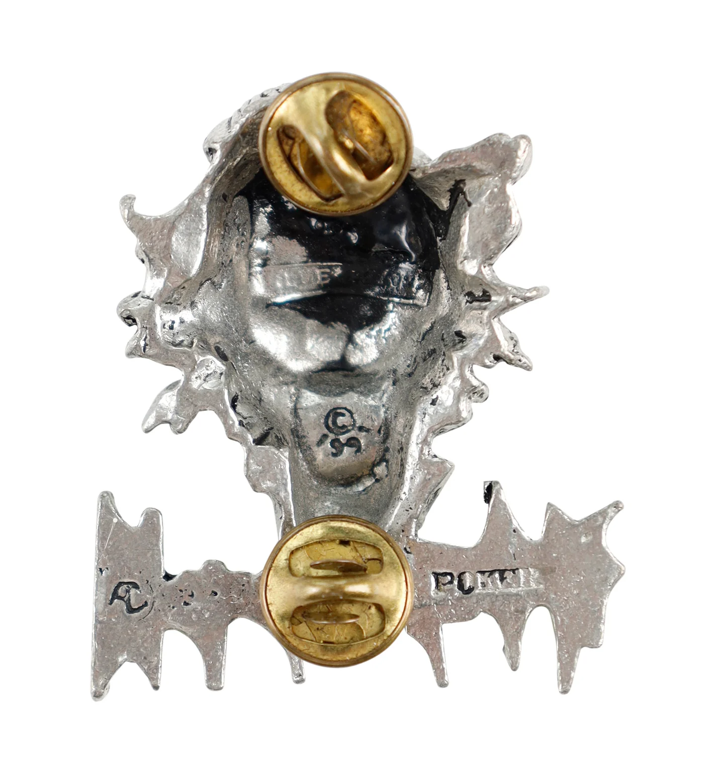 Vintage Putrid Skull, Pewter - Image 2