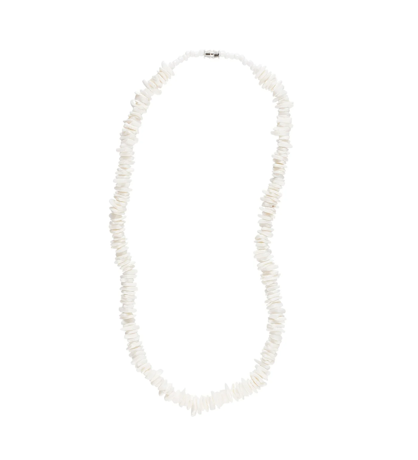 Vintage Shell Chip Beaded, White (3D)