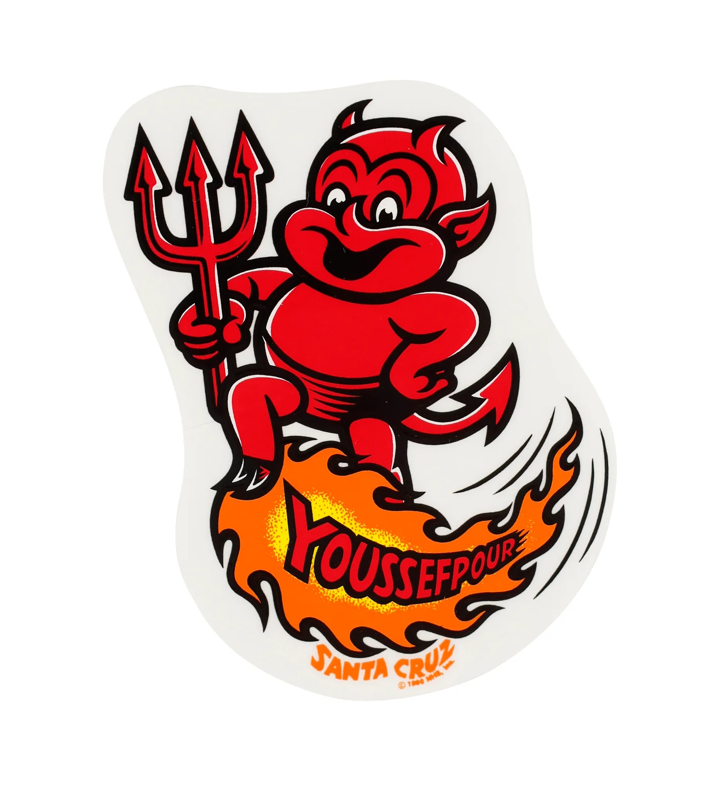 Vintage - Youssefpour Devil, Red/Orange/Transparent