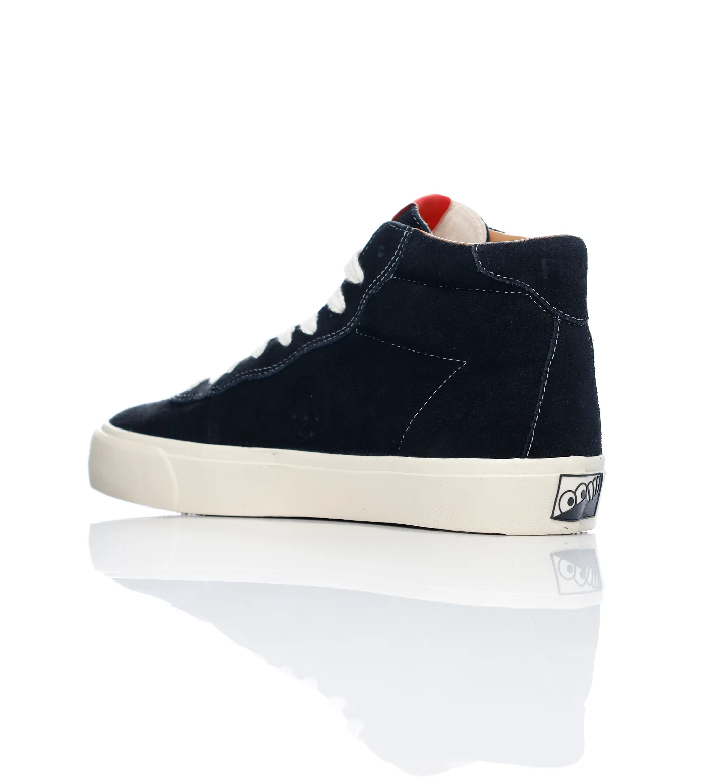 VM001 Hi - Suede, Black/White - Image 3