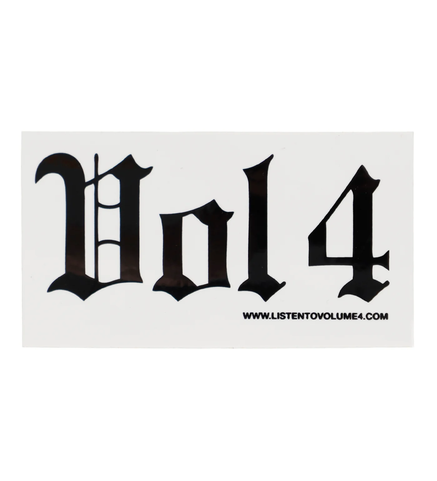 Gothic Logo , White/Black