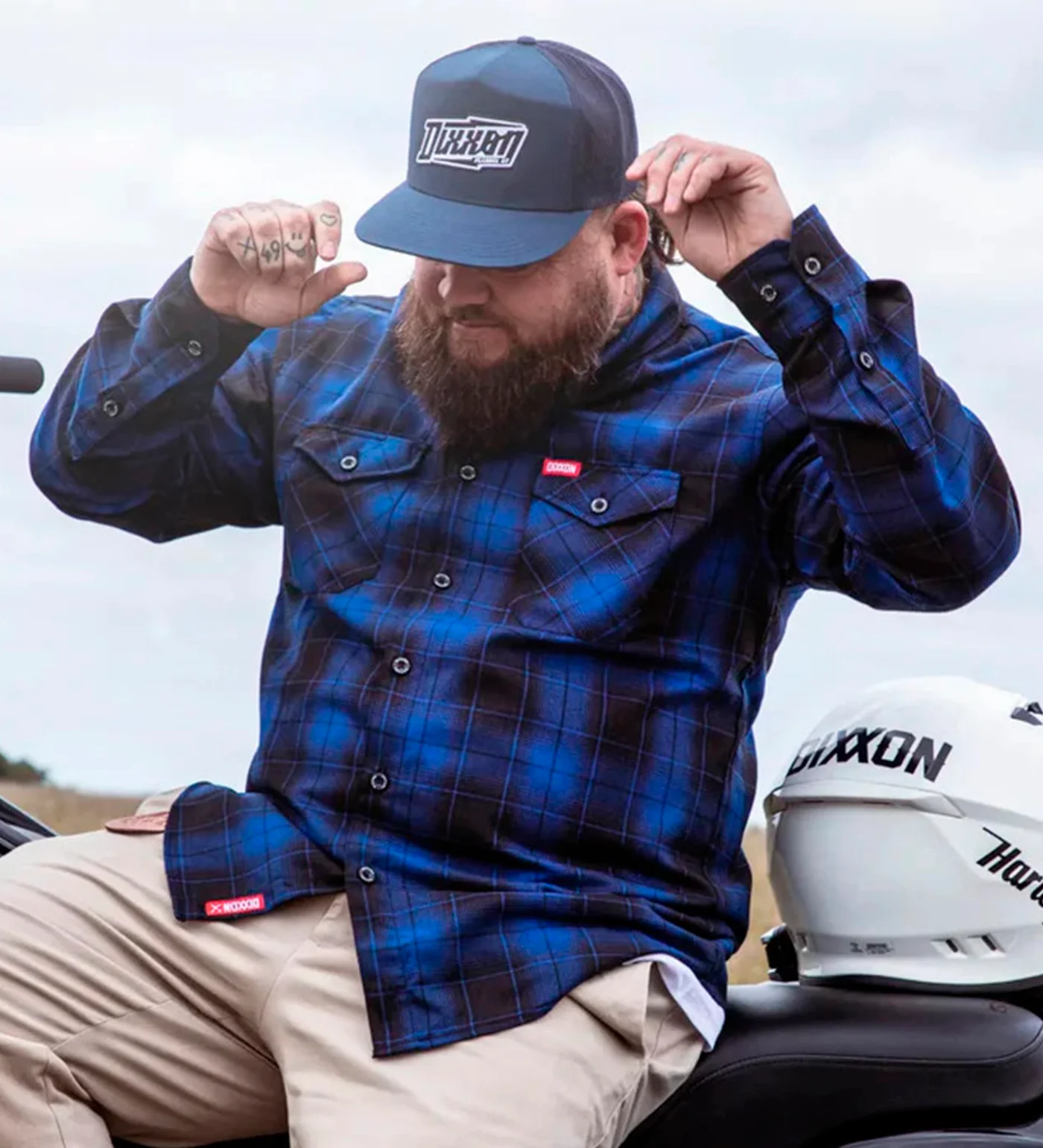 Voyage Flannel, Blue/Black - Image 4