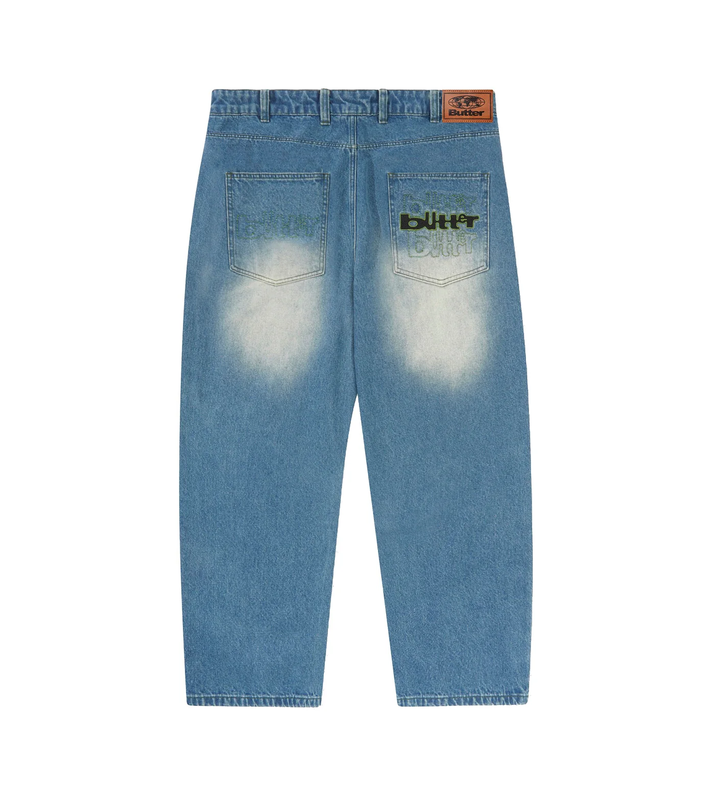 Warped - BAGGY, Washed Mid Blue - Image 2