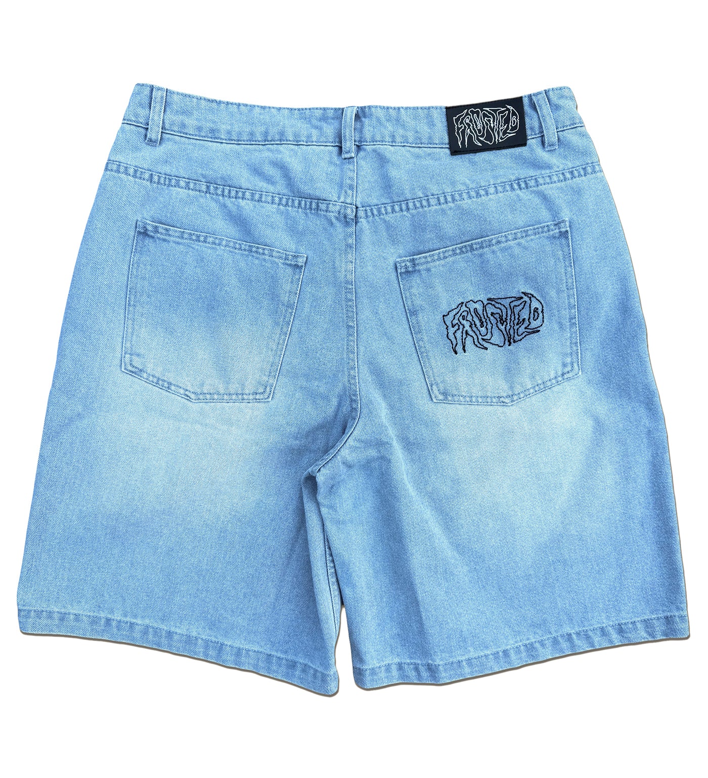 Wavy Jorts, Sun Faded Blue - Image 2