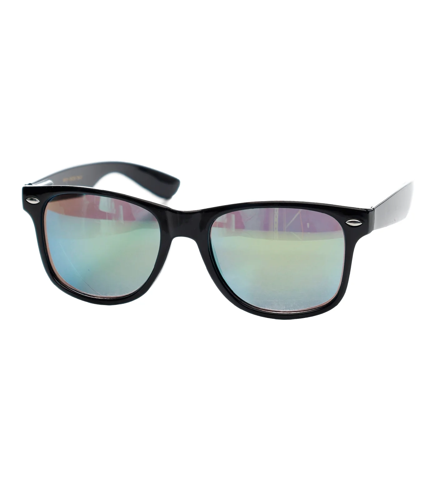 Wayfarer Flex, Black/Gold Mirror