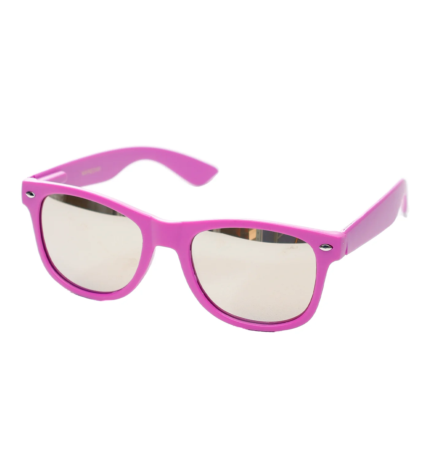 Wayfarer, Neon Purple/Silver Mirror