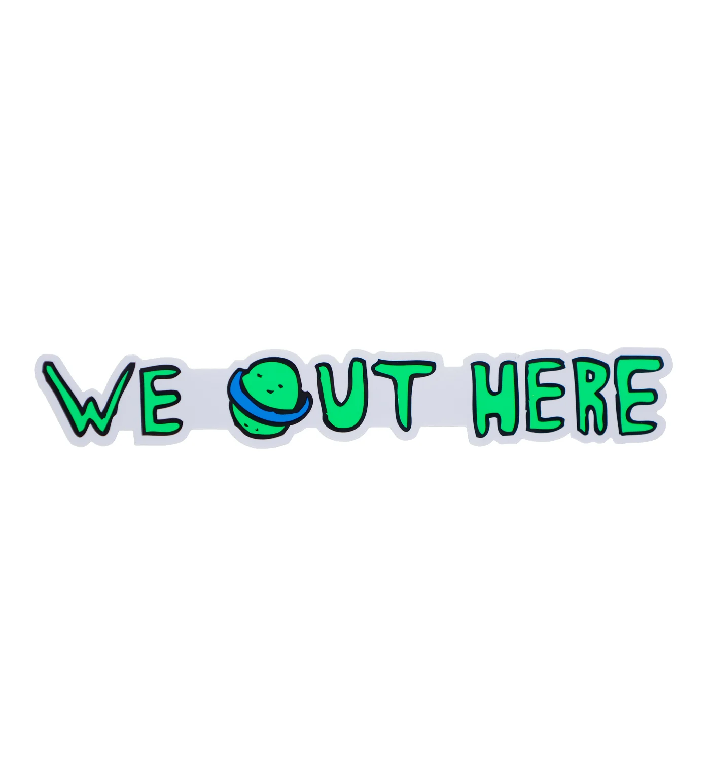 We Out Here Car Decal, Multi