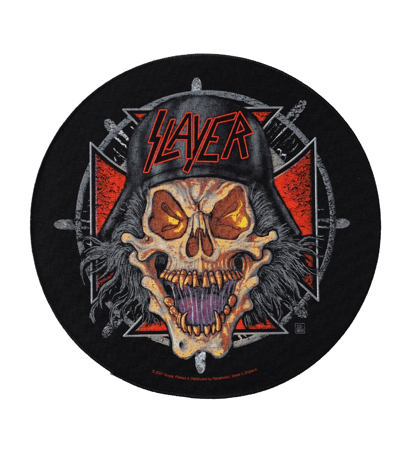 Wehrmacht Round Backpatch, Black