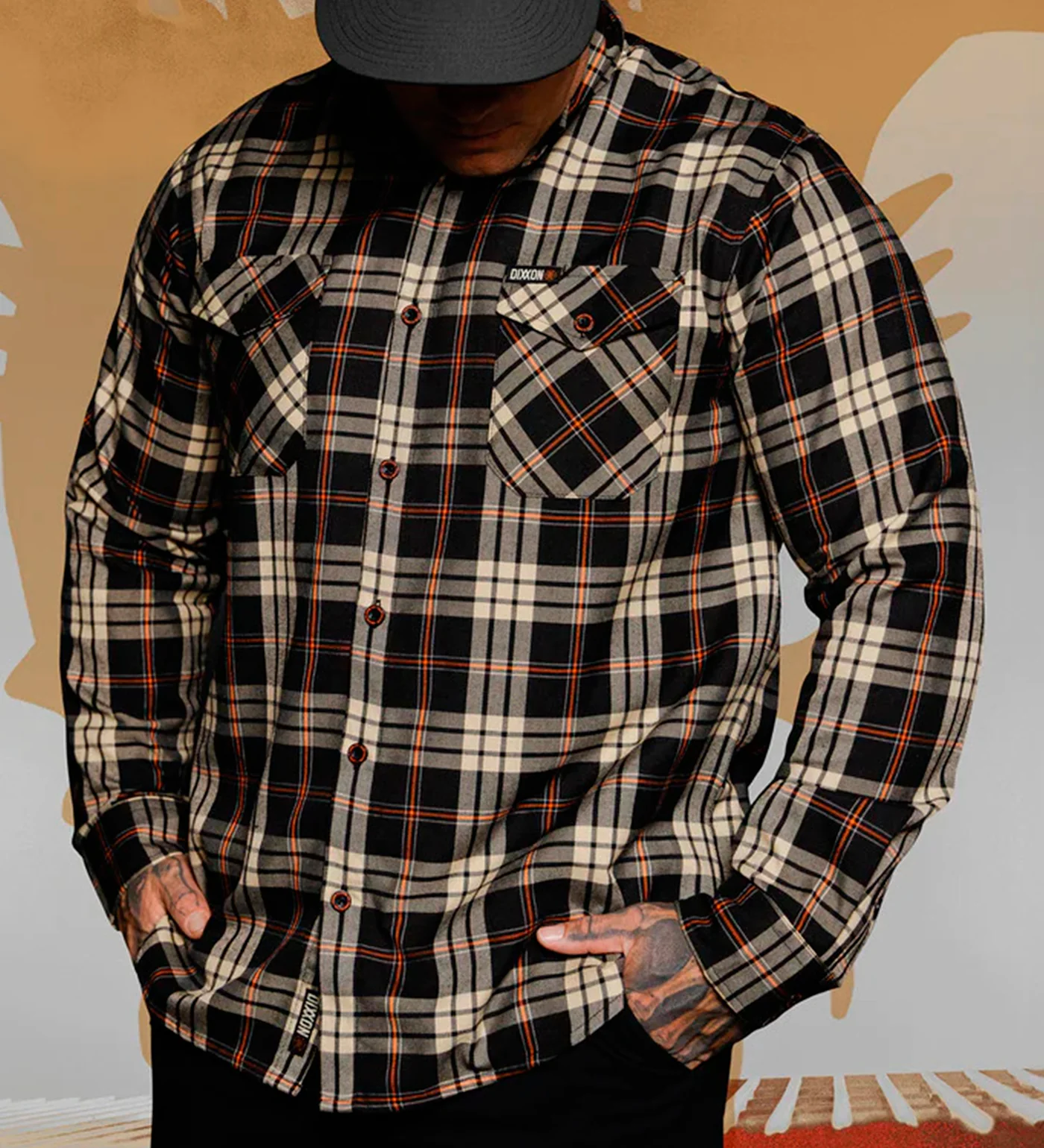 Whitechapel Flannel, Black/Grey/Cream - Image 5