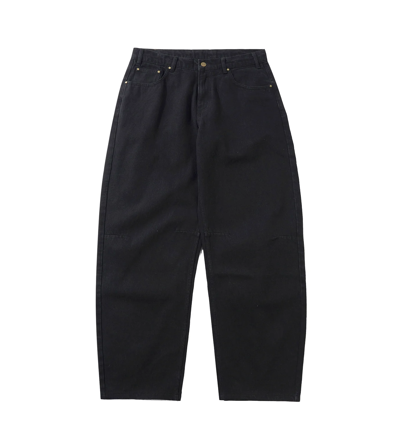 Wide Cut - BAGGY, Dark Wash Black