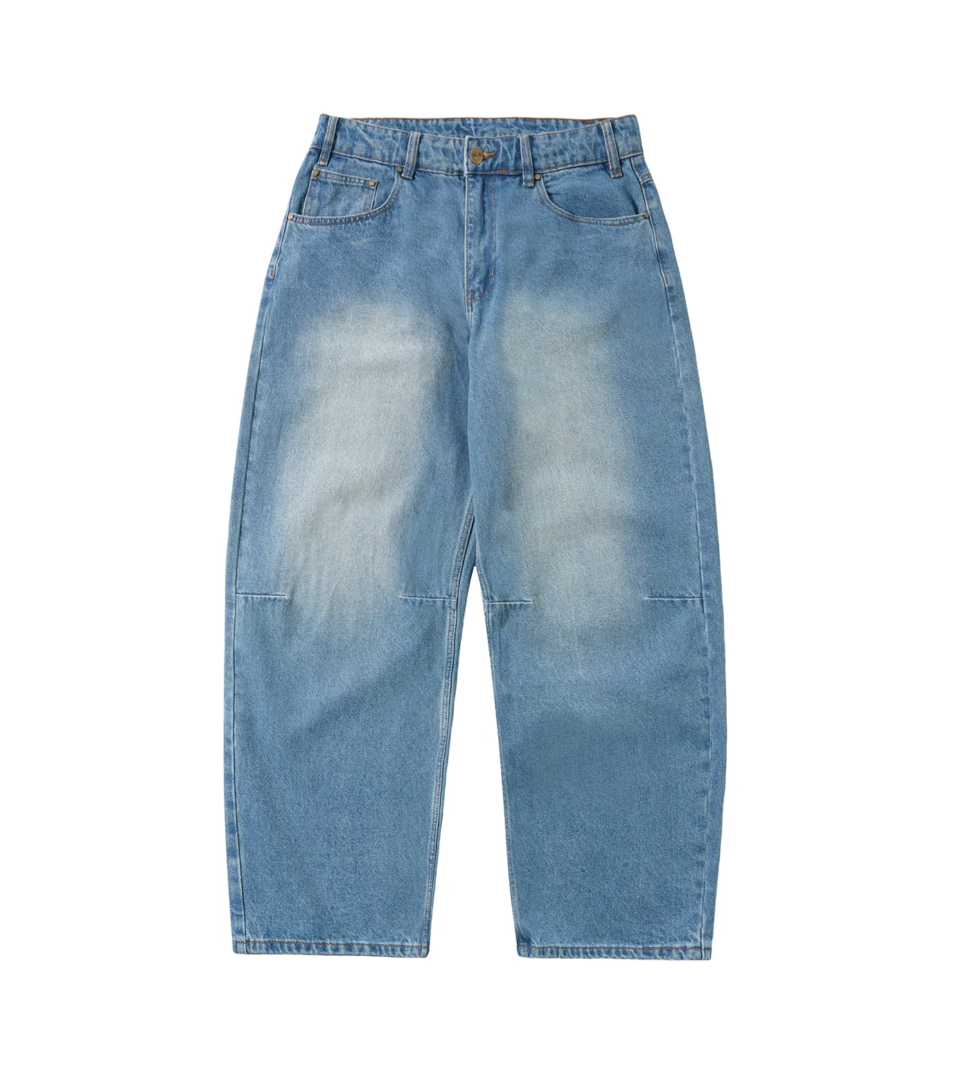 Wide Cut - BAGGY, Worn Indigo