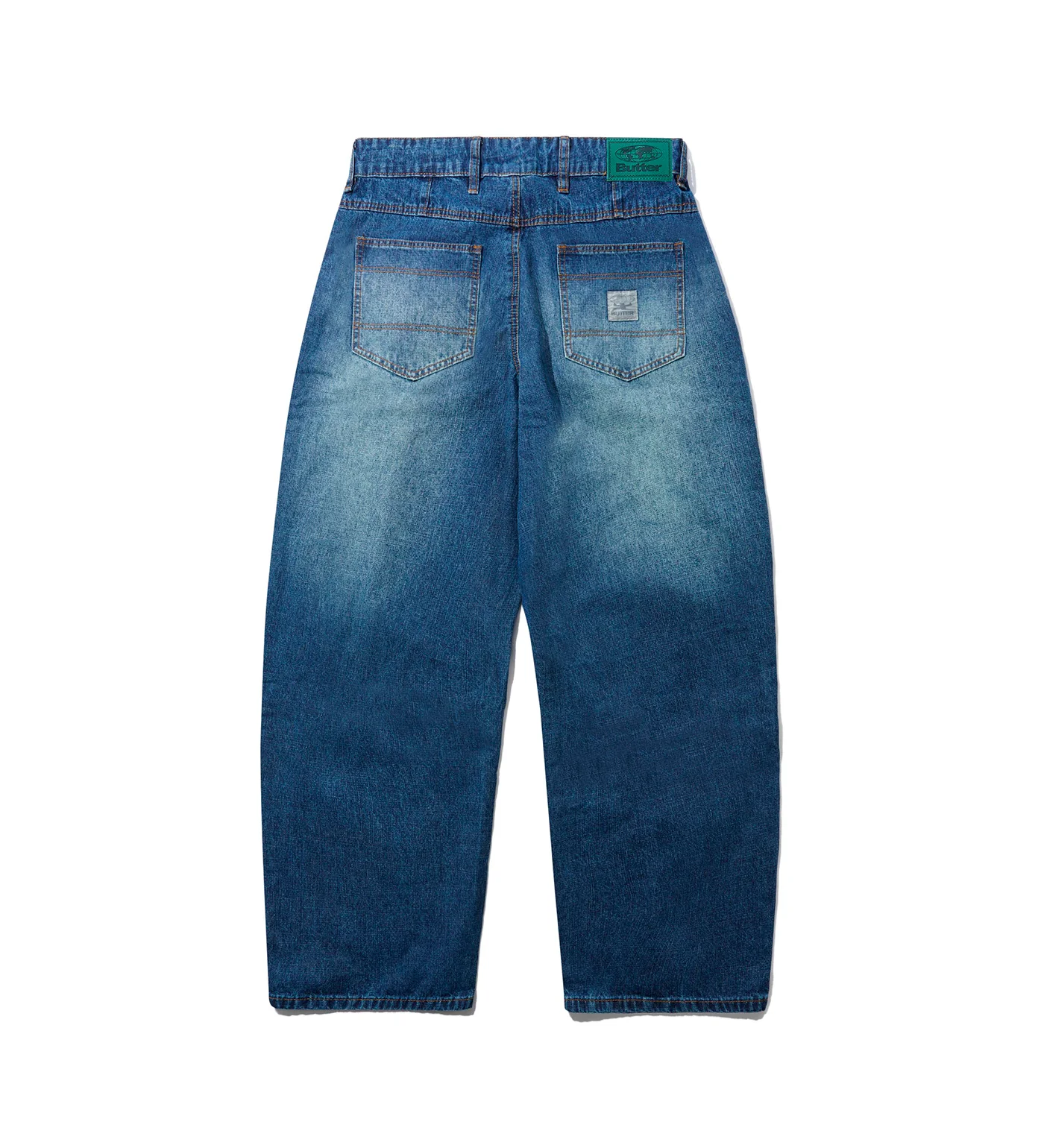 Wide Cut Denim, Dark Blue Slub - Image 2