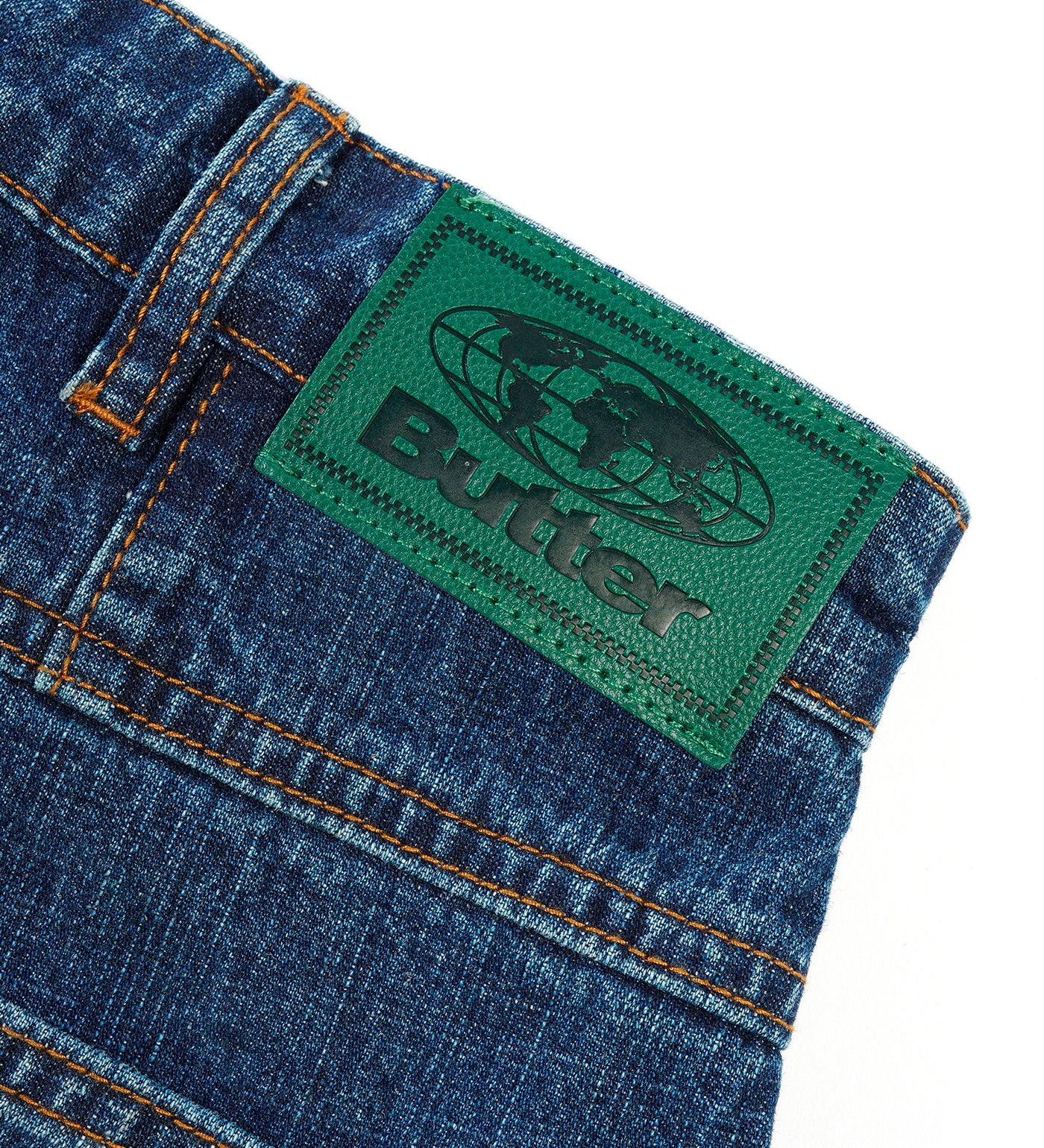 Wide Cut Denim, Dark Blue Slub - Image 4