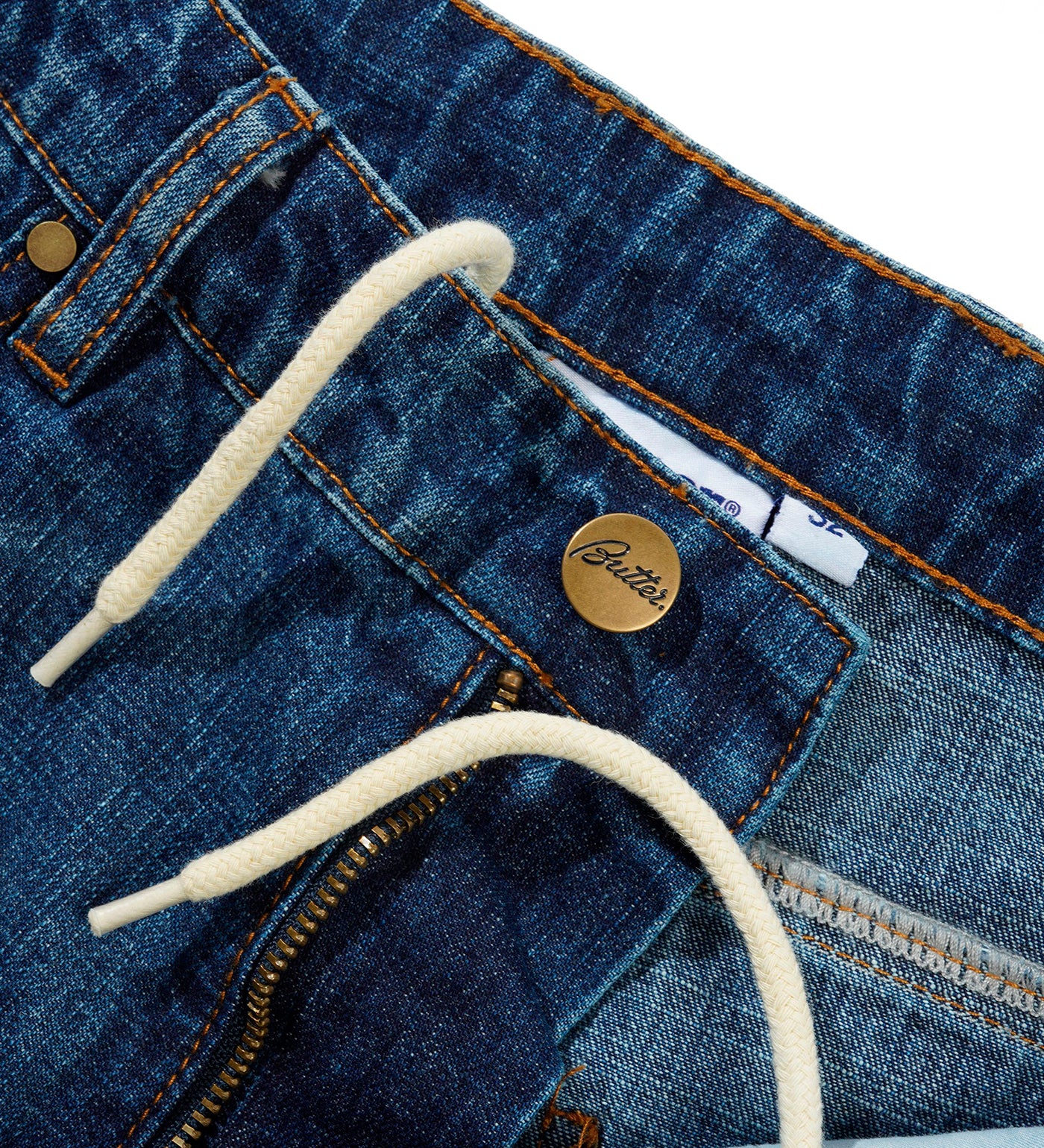 Wide Cut Denim, Dark Blue Slub - Image 5