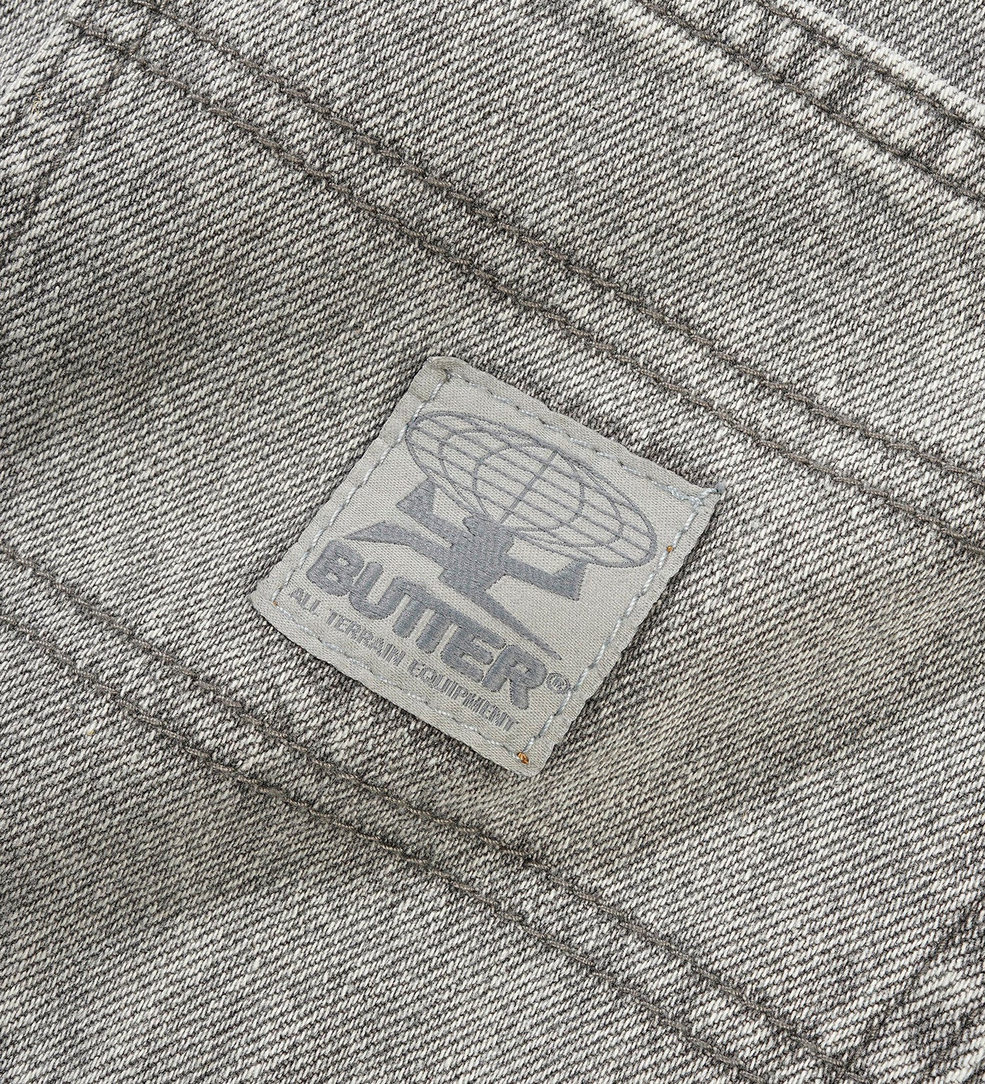 Wide Cut Denim, Grey Wash - Image 3