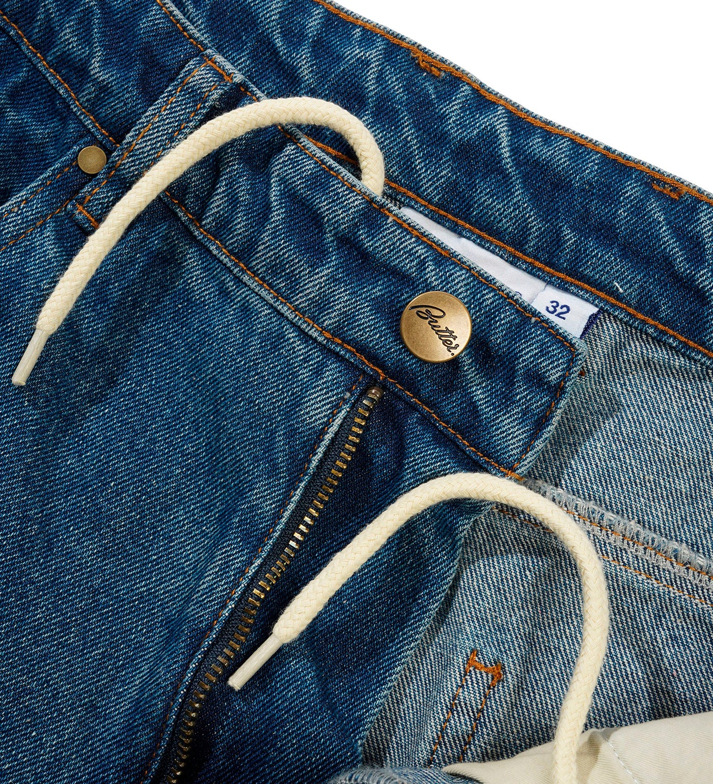 Wide Cut Denim, Mid Blue - Image 3