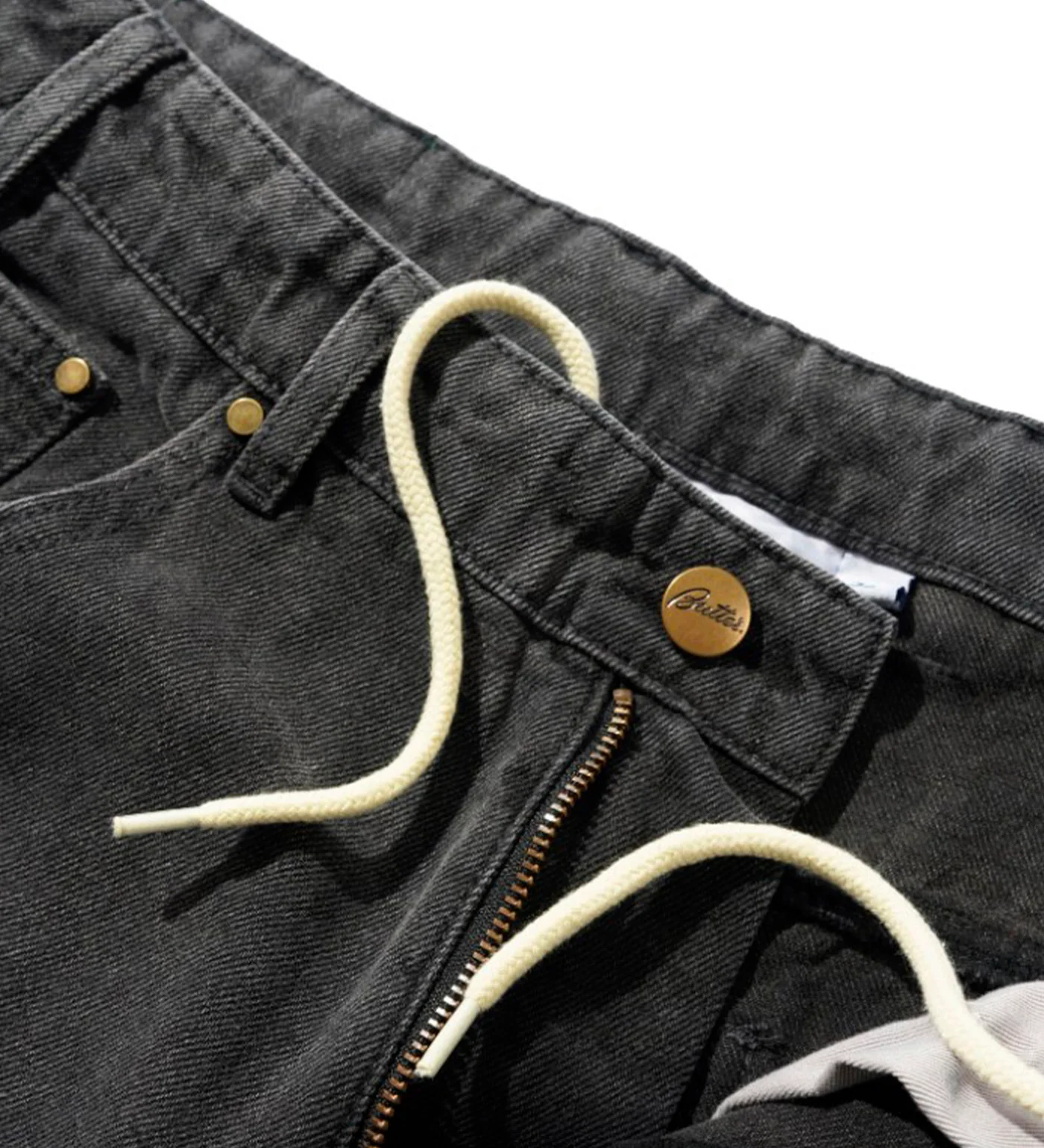 Wide Cut Denim, Rinsed Black - Image 3