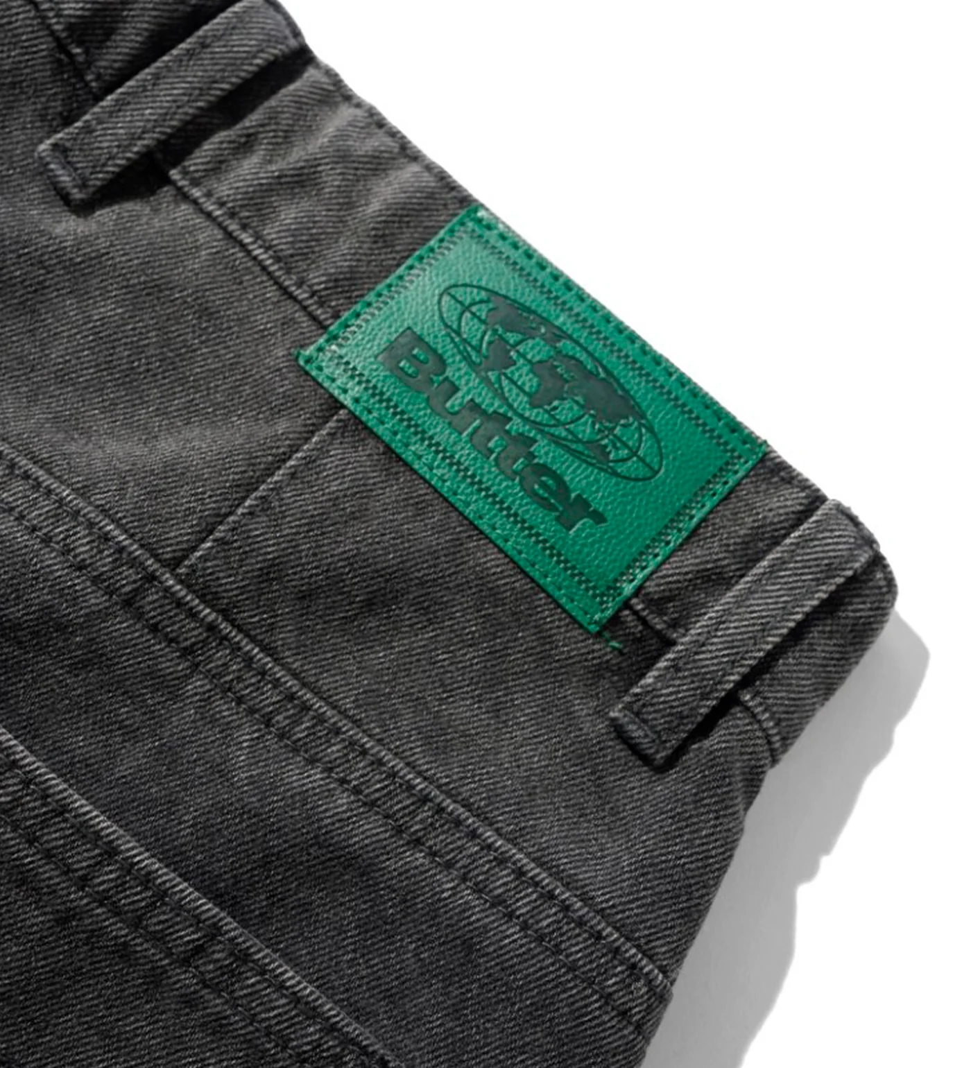 Wide Cut Denim, Rinsed Black - Image 4