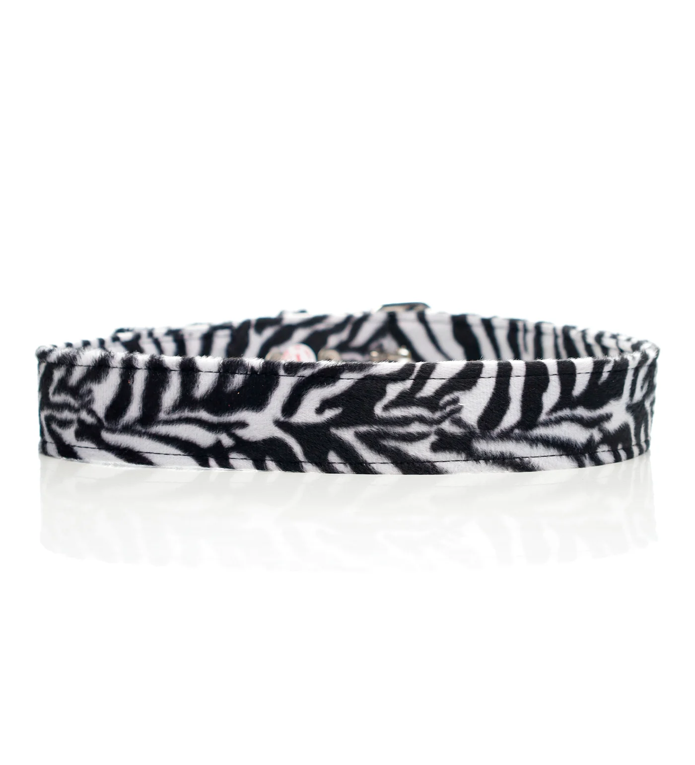 Wide Zebra Fur, White/Black