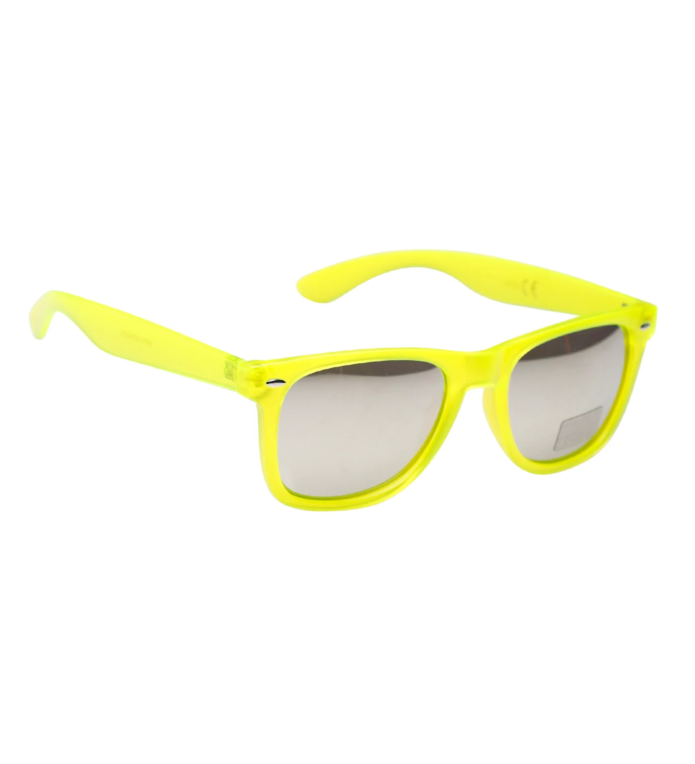 Wayfarer, Clear Yellow Frame/Silver Mirror
