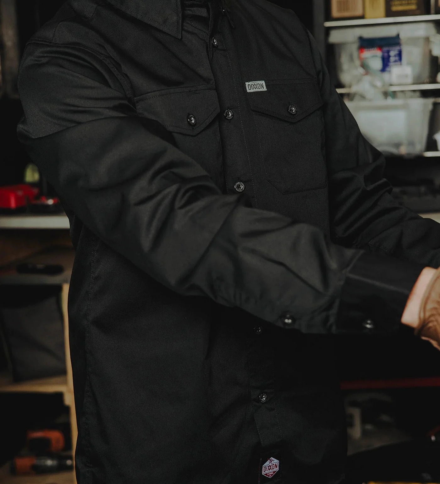 Workforce Longsleeve, Black - Image 3