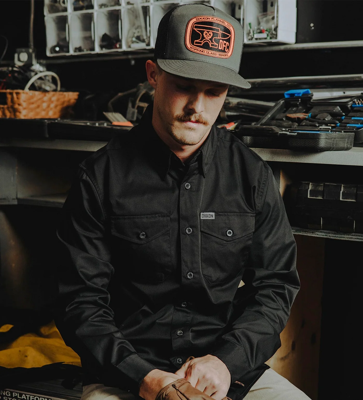 Workforce Longsleeve, Black - Image 5