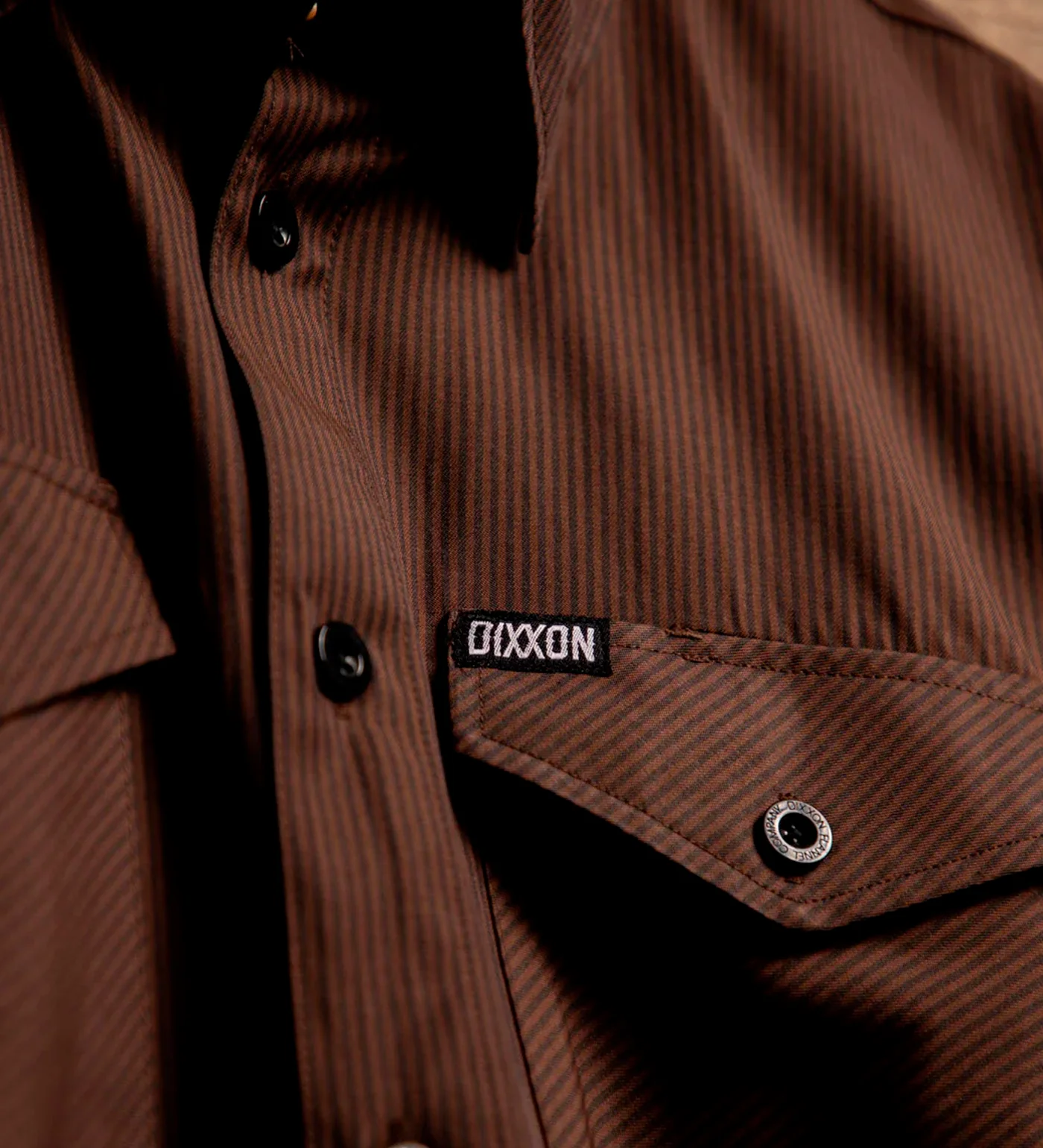 Workforce Longsleeve, Brown/Black Striped - Image 2