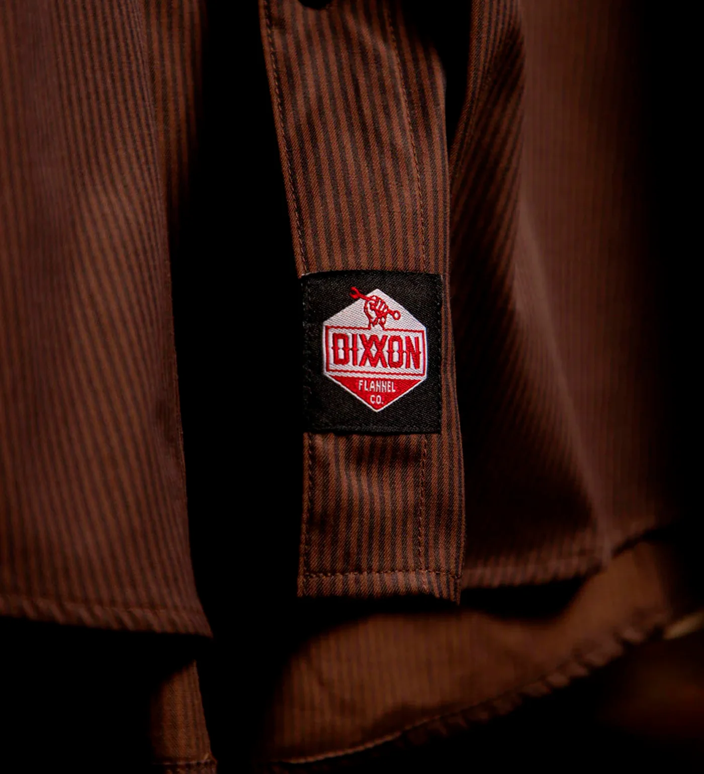Workforce Longsleeve, Brown/Black Striped - Image 4