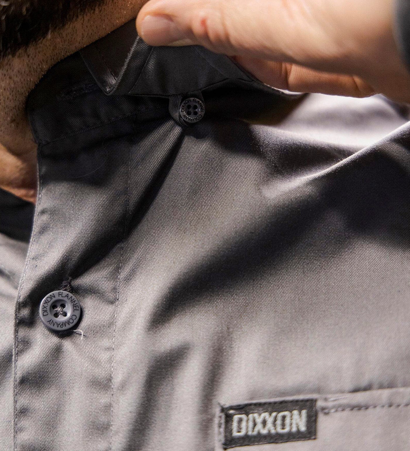 Workforce Longsleeve, Charcoal - Image 2