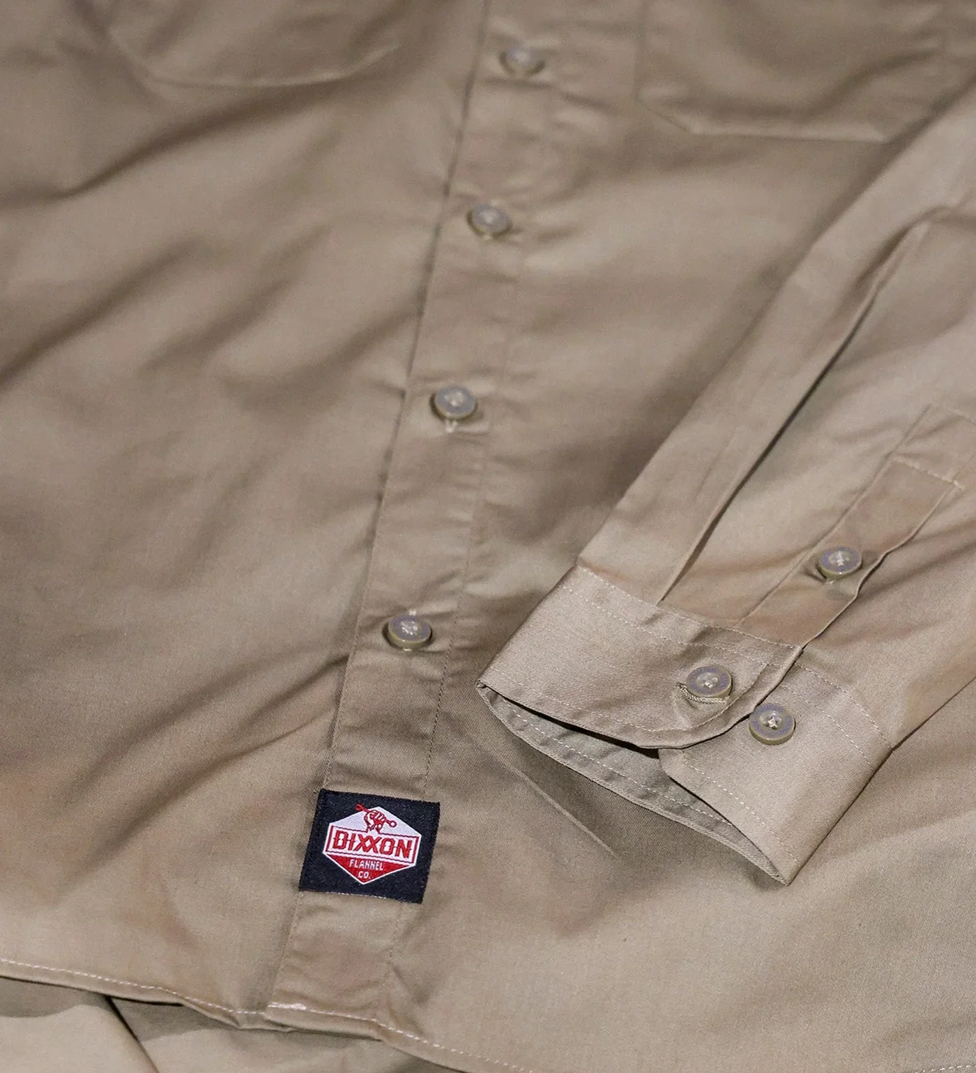 Workforce Longsleeve, Khaki - Image 4
