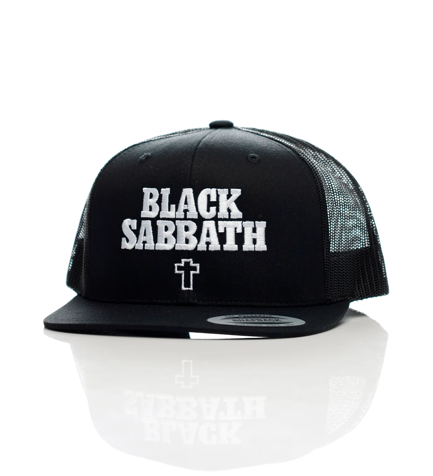 x Black Sabbath-OJ Logo Trucker, Black