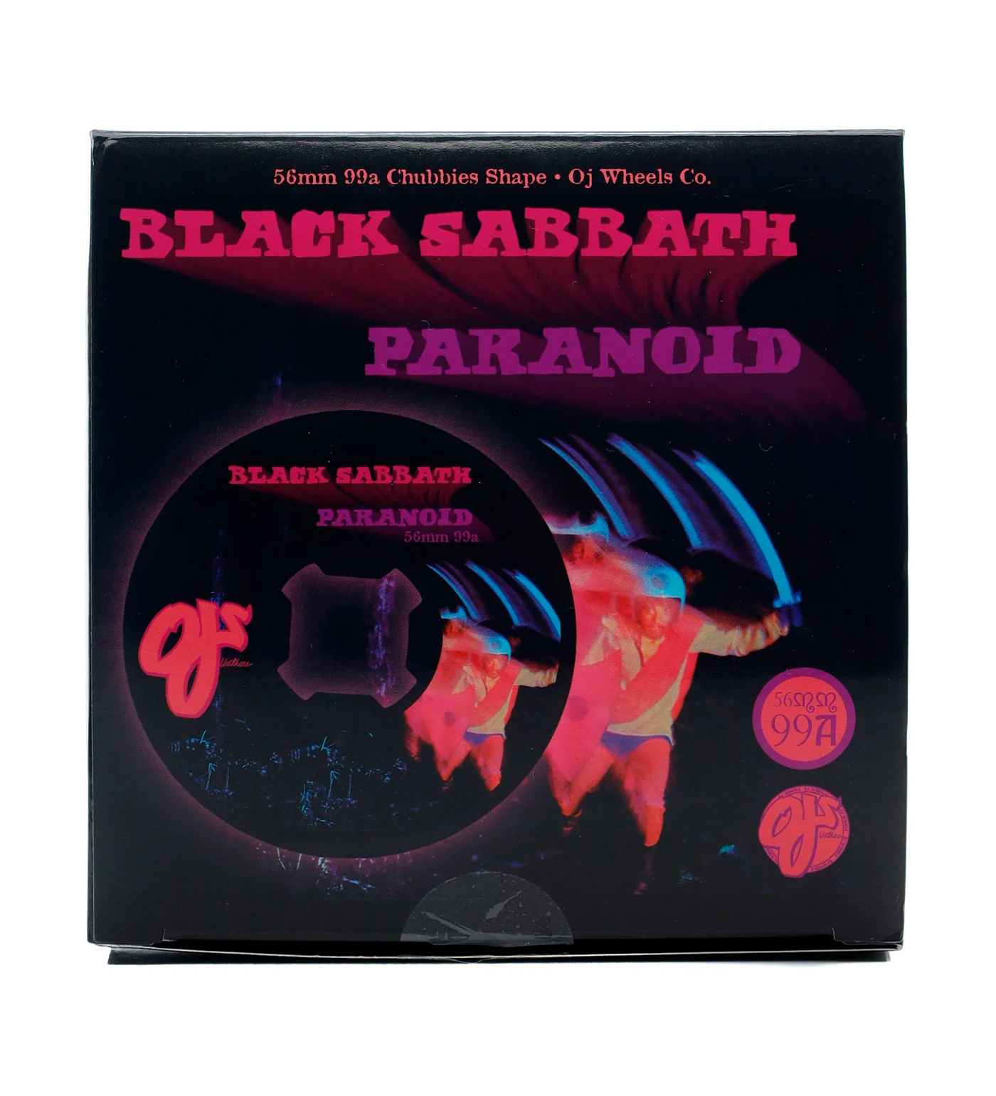 X Black Sabbath - Paranoid Chubbies 99A Black/Purple - Image 3