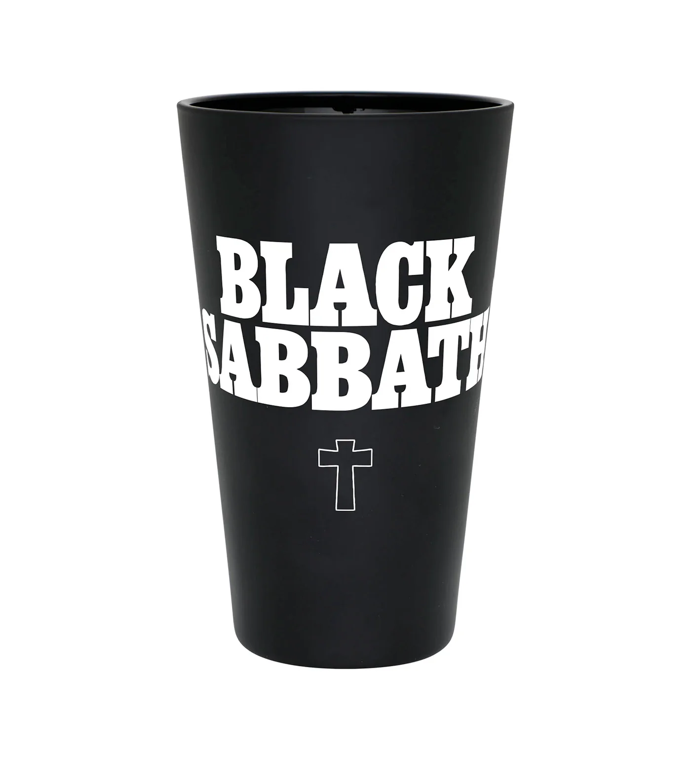 x Black Sabbath Pint Glass, Black Frosted